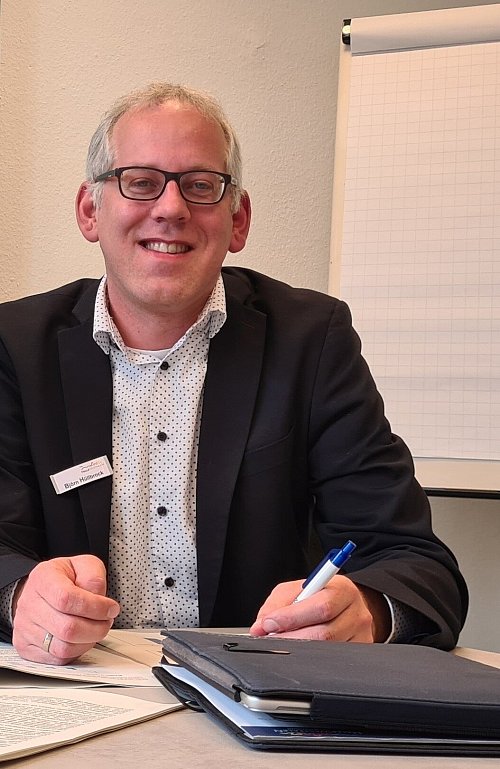 Björn Hüllbrock ist der städtische Fachbereichsleiter für Finanzen in Halle. - © Marc Uthmann