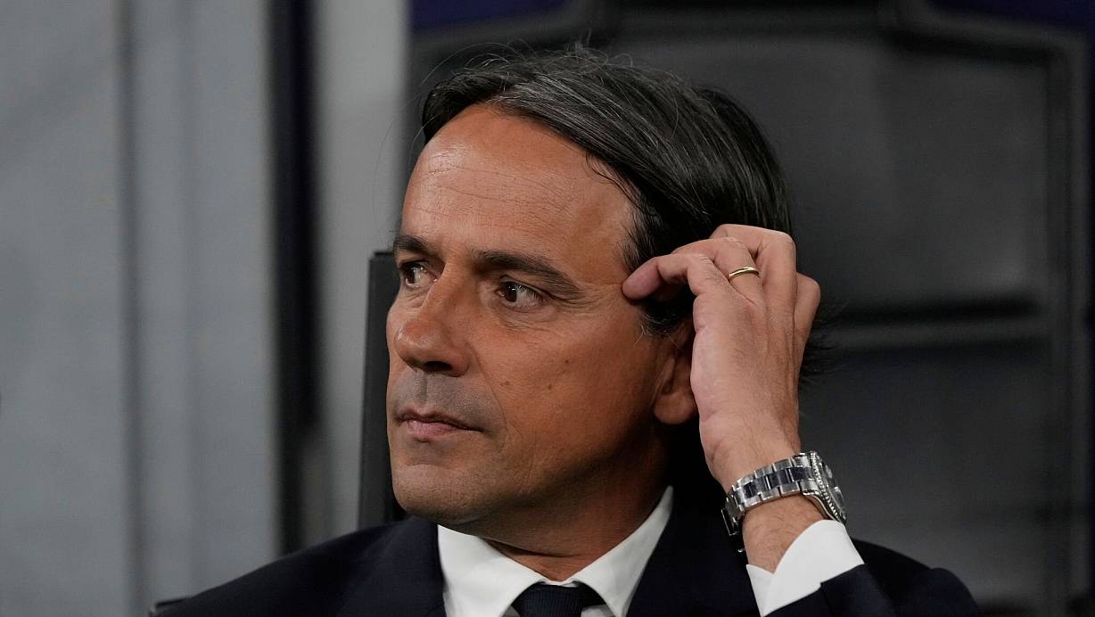 Inter-Trainer Simone Inzaghi hat Angebote von anderen Vereinen. | © Luca Bruno/AP/dpa