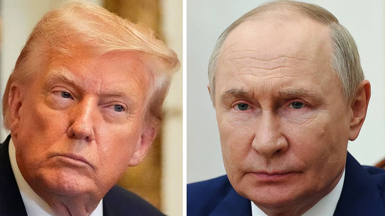 Eine Mehrheit der Deutschen (55 Prozent) gab darin auch an, dass die Verhandlungsmacht bei den Gesprächen ihrer Ansicht nach eindeutig oder eher beim russischen Präsidenten liegt. (Archivbild) | © Mark Schiefelbein/Mihail Metzel/AP/Pool Sputnik Government via AP/dpa