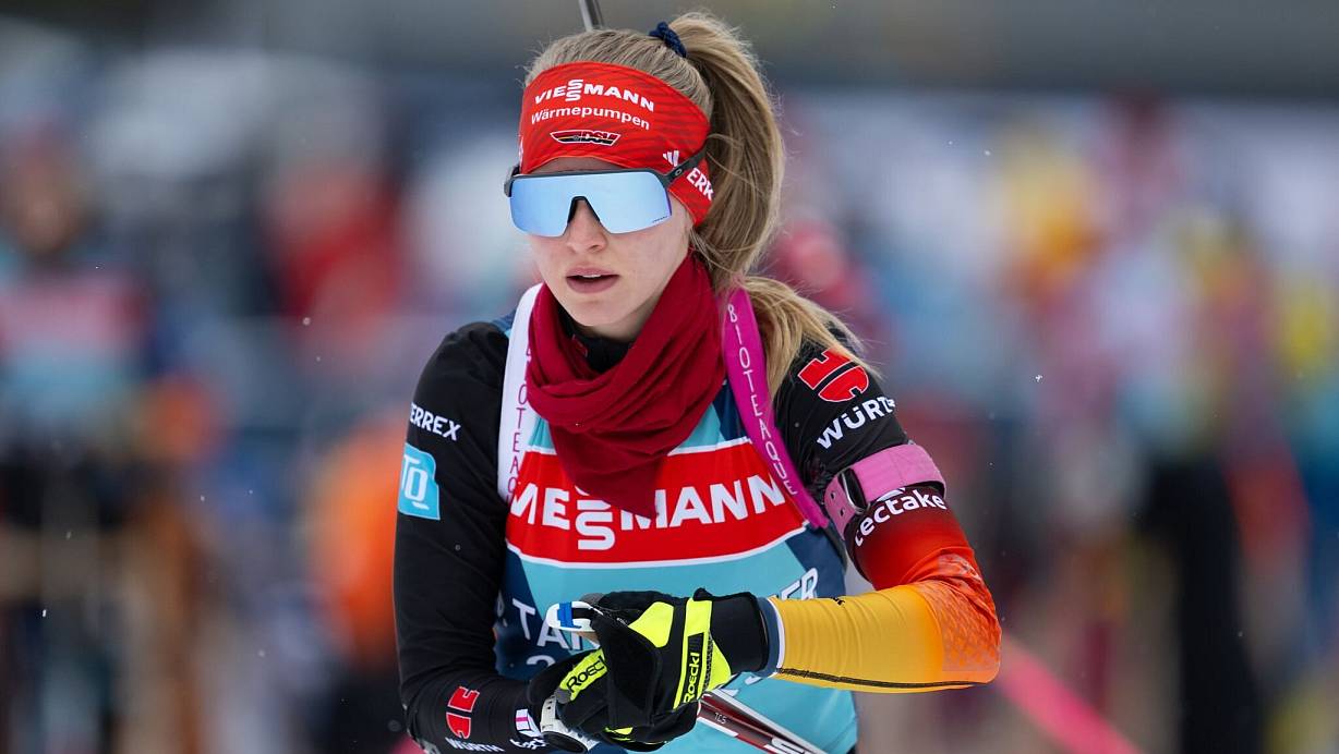 Julia Tannheimer ist bereit für die Biathlon-WM. | © Sven Hoppe/dpa