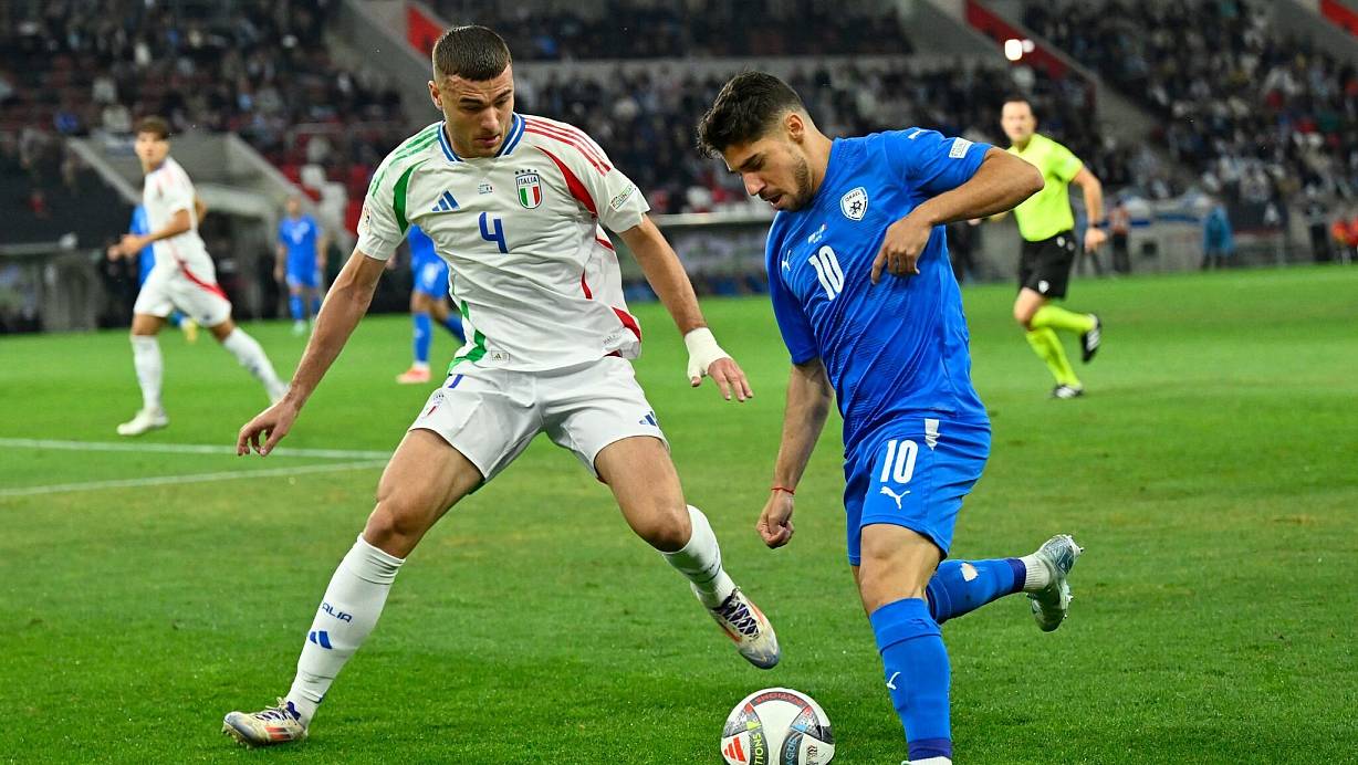 Vor gut zwei Wochen spielte Israel noch gegen Italien. | © Denes Erdos/AP/dpa