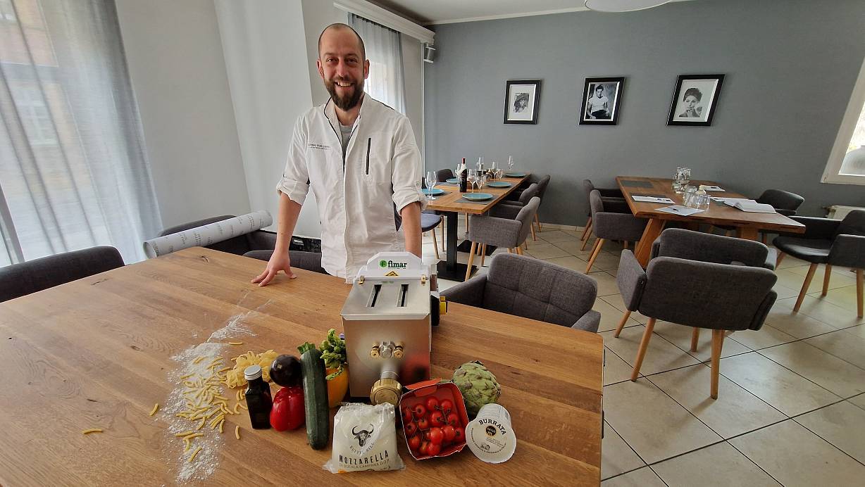 Marcel Attianese eröffnet in Kürze in Halle sein erstes eigenes Restaurant mit mediterraner Küche. | © Uwe Pollmeier