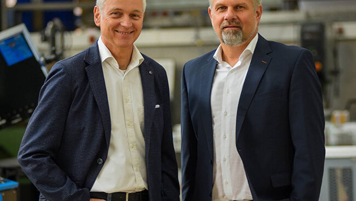 Team der Geschäftsführung: Bilden ab 1. Oktober 2024 gemeinsam die Geschäftsführung bei der Wellmann Anlagentechnik GmbH: Gerhard Wellmann (l.) und Stefan Niehaus. | © Wellmann Anlagentechnik GmbH
