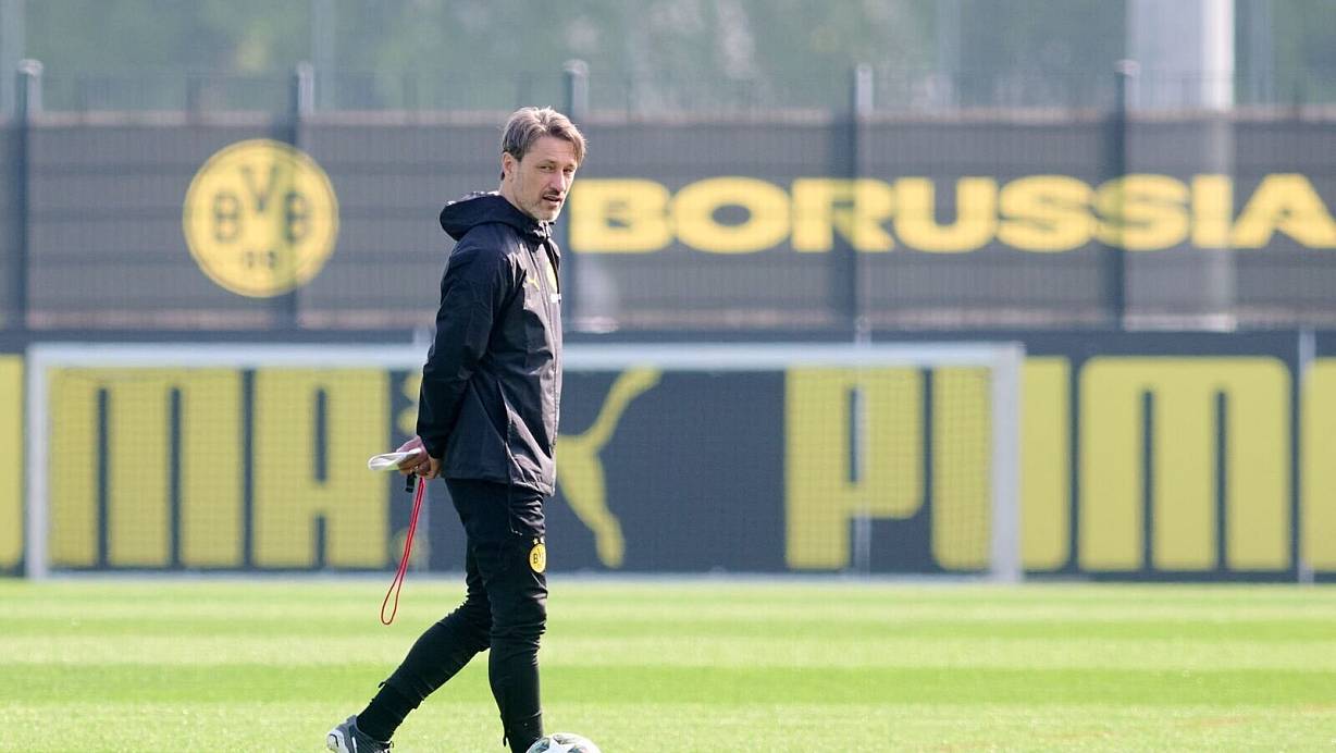 Trainer Niko Kovac möchte mit Borussia Dortmund im DFB-Pokal weit kommen. (Archivbild) | © Bernd Thissen/dpa