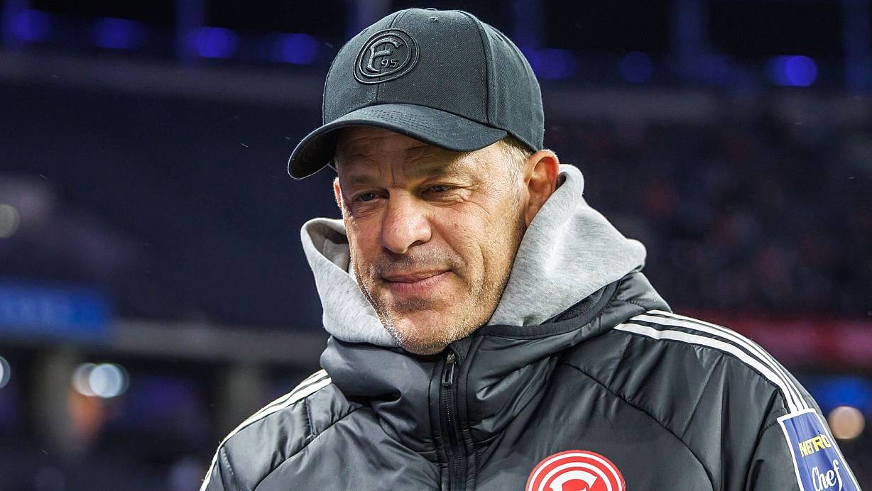 Will mit Fortuna Düsseldorf im DFB-Pokal überraschen: Trainer Markus Anfang. (Archivbild) | © Andreas Gora/dpa
