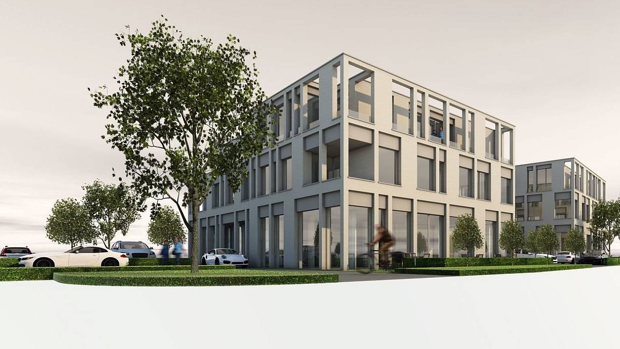 Etwa 120 Wohnungen, eine Kita und ein Büro- und Geschäftshaus sollen in Avenwedde entstehen. | © Tassikas