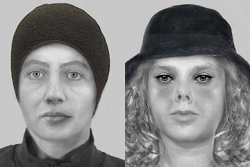 Mit diesen Phantombildern fahndet die Polizei im landesweiten Fahndungsportal nach den beiden Frauen, die in Gütersloh eine 66-Jährige um mehr als 100.000 Euro und Goldschmuck betrogen haben. - © Polizei NRW