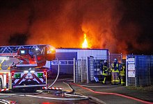 Großbrand in Gladbeck - Justin Brosch/dpa
