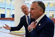 Witkoff und Dmitrijew - Vyacheslav Prokofyev/Pool Sputnik Kremlin/AP/dpa Witkoff und Dmitrijew - Vyacheslav Prokofyev/Pool Sputnik Kremlin/AP/dpa