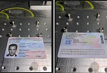 Mutmaßlicher Ausweisfälscher festgenommen - Benjamin Krause/Generalstaatsanwaltschaft Frankfurt am Main/dpa