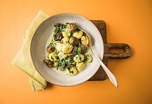 Gnocchi mit Maronen Spinat und Mascapone - Christin Klose/dpa-tmn