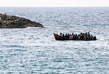 Migranten in Italien - Lampedusa - Cecilia Fabiano/LaPresse/AP/dpa