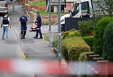 Polizeieinsatz in Menden - Christoph Reichwein/dpa