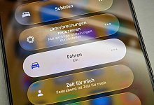 In der Fokusauswahl beim iPhone ist der Fahrfokus ausgewählt - Till Simon Nagel/dpa-tmn