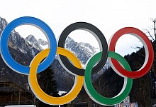 Die olympischen Ringe - Alessandro Trovati/AP/dpa Die olympischen Ringe - Alessandro Trovati/AP/dpa