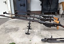 Waffenarsenal in Remscheid - Polizei Wuppertal/dpa