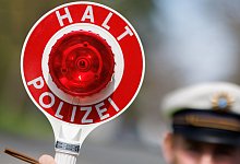 Polizeikontrolle - dpa