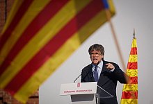 Separatistenführer Carles Puigdemont - Joan Mateu/AP/dpa Separatistenführer Carles Puigdemont - Joan Mateu/AP/dpa