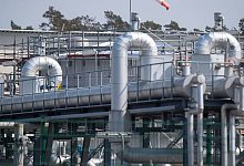 Der russische Energieriese Gazprom reduziert die maximalen Gasliefermengen durch die Ostseepipeline Nord Stream 1 nach Deutschland um 40 Prozent. - dpa