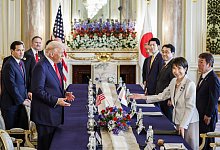US-Präsident Trump in Japan - Franck Robichon/EPA Pool/dpa US-Präsident Trump in Japan - Franck Robichon/EPA Pool/dpa