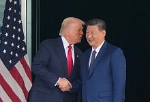 Treffen Xi und Trump in Busan - Mark Schiefelbein/AP/dpa Treffen Xi und Trump in Busan - Mark Schiefelbein/AP/dpa