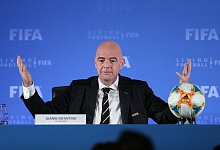 FIFA-Präsident Gianni Infantino - Ding Ting/Xinhua/dpa FIFA-Präsident Gianni Infantino - Ding Ting/Xinhua/dpa