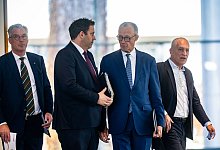 Stahlgipfel im Kanzleramt - Michael Kappeler/dpa