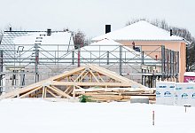 Baustelle im Winter - Andrea Warnecke/dpa-tmn Baustelle im Winter - Andrea Warnecke/dpa-tmn
