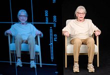 Projekt Holocaust-Hologramme: Zeitzeugin Eva Weyl - Bernd Thissen/dpa Projekt Holocaust-Hologramme: Zeitzeugin Eva Weyl - Bernd Thissen/dpa