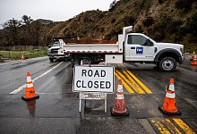 Mindestens zwei Tote bei Regenstürmen in Kalifornien - Ethan Swope/FR171736 AP/AP/dpa