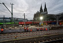 Sperrung Hauptbahnhof Köln - Henning Kaiser/dpa