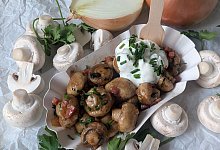 Champignonpfanne - Doreen Hassek/dpa-tmn Champignonpfanne - Doreen Hassek/dpa-tmn