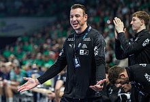 Trainer Filip Jicha vom THW Kiel - Andreas Gora/dpa Trainer Filip Jicha vom THW Kiel - Andreas Gora/dpa