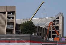 Bauarbeiten am Camp Nou-Stadion - David Zorrakino/EUROPA PRESS/dpa