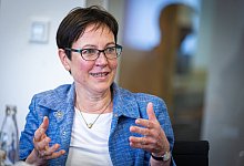 Redaktionsbesuch neue Präses der EKvW Ruck-Schröder - Mike-Dennis Müller