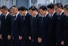 Nach Brand in Hongkong - Chan Long Hei/AP/dpa