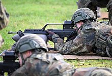 Medientag zur Basisausbildung bei der Bundeswehr - Federico Gambarini/dpa