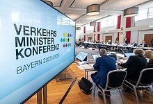 Auftakt der Verkehrsministerkonferenz von Bund und Ländern - Armin Weigel/dpa Auftakt der Verkehrsministerkonferenz von Bund und Ländern - Armin Weigel/dpa