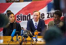 Pressekonferenz "Bündnis Widersetzen" - Andreas Arnold/dpa