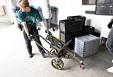 Weiteres Geheimversteck mit Waffen in Remscheid entdeckt - Roberto Pfeil/dpa Weiteres Geheimversteck mit Waffen in Remscheid entdeckt - Roberto Pfeil/dpa