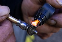 Crack-Süchtige in Frankfurt - Boris Roessler/dpa Crack-Süchtige in Frankfurt - Boris Roessler/dpa