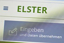 Die Eingabe des Steuerportals Elster - Bernd Weißbrod/dpa