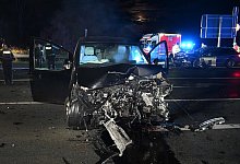 Schwerer Verkehrsunfall in Dorsten - Guido Bludau/dpa