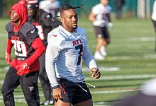 American Football: Training Atlanta Falcons - Andreas Gora/dpa