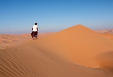 Unterwegs in der Wüste Rub al-Chali - Andreas Drouve/dpa-tmn