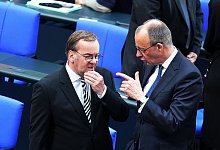 Pistorius und Merz - Michael Kappeler/dpa Pistorius und Merz - Michael Kappeler/dpa