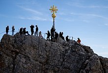 Sonne an der Zugspitze - Sven Hoppe/dpa