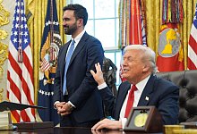 US-Präsident Trump empfängt künftigen New Yorker Bürgermeister - Evan Vucci/AP/dpa