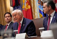 Kabinettssitzung im Weißen Haus - Julia Demaree Nikhinson/AP/dpa Kabinettssitzung im Weißen Haus - Julia Demaree Nikhinson/AP/dpa