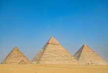 Gesamtansicht der Pyramiden von Gizeh - Sayed Hassan/dpa/dpa-tmn